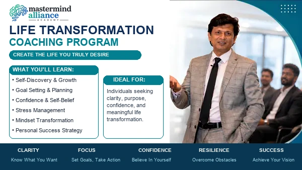 Life Transformation Coaching Program for personal growth and mindset change