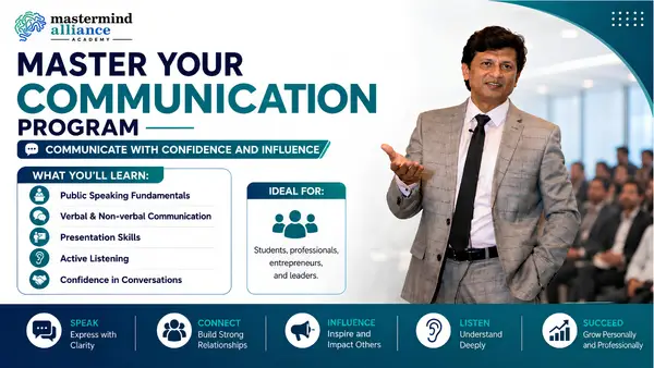 Master Your Communication Program for public speaking and confident communication skills